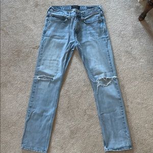 Slim Light-wash, knee ripped, PacSun Jeans